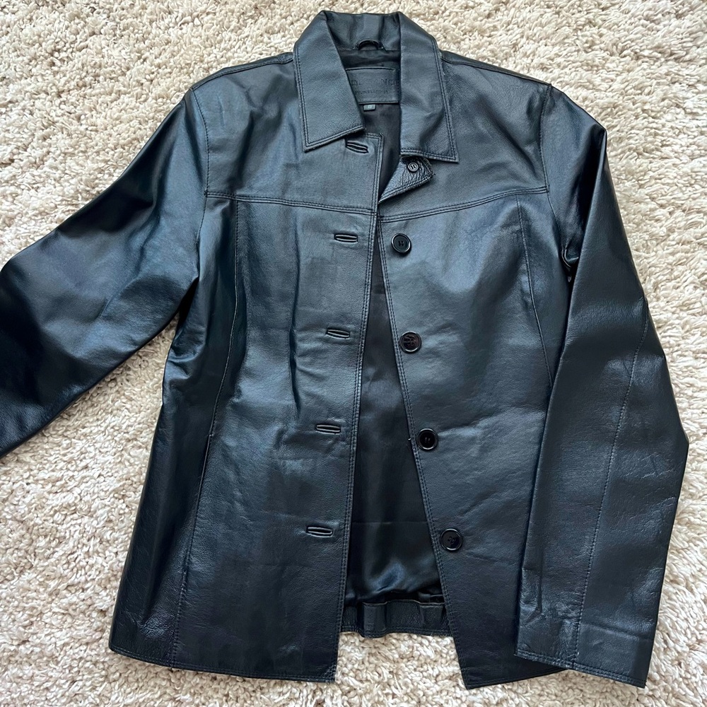 EUC Rossano Genuine Leather Jacket, Women’s Size S